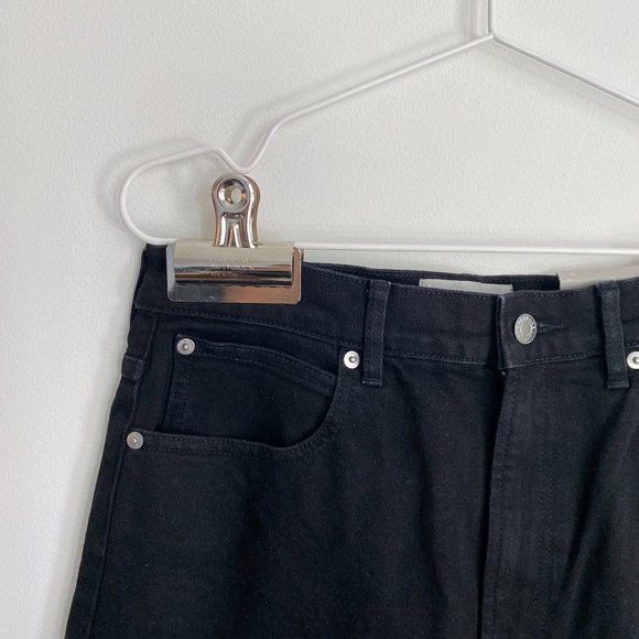 NWT Everlane The Way High Rise Straight Leg Jean in Coal Size 28 - Picture 4 of 6